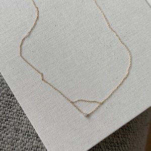 Catbird NYC “Chained to my heart” yellow gold necklace